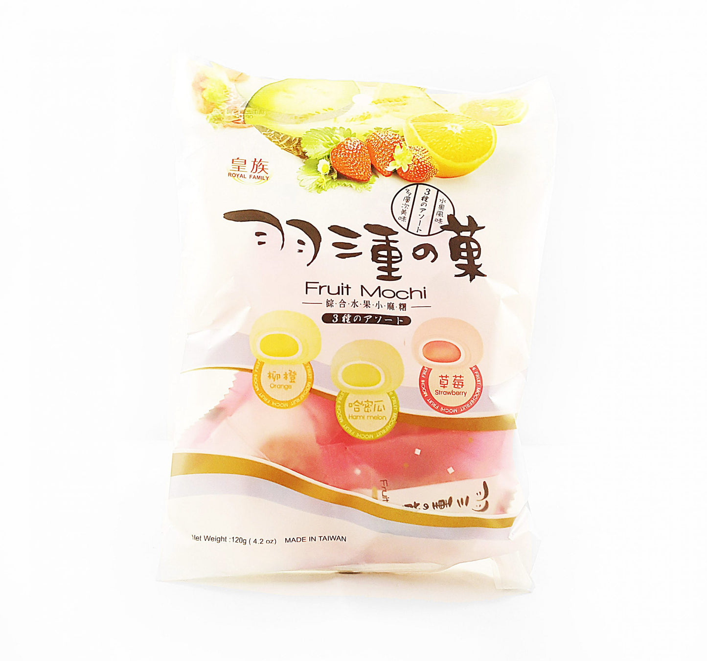 LL Mochi - Assorted Fruit Flavour 120g Bag
