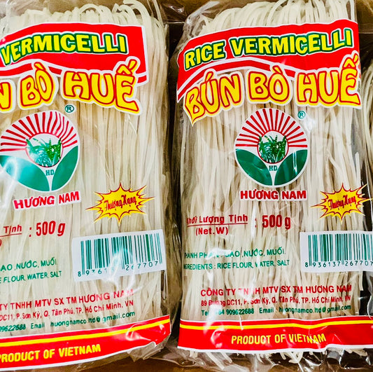 Huong Nam Rice Noodles/ Bun Bo Hue 500g