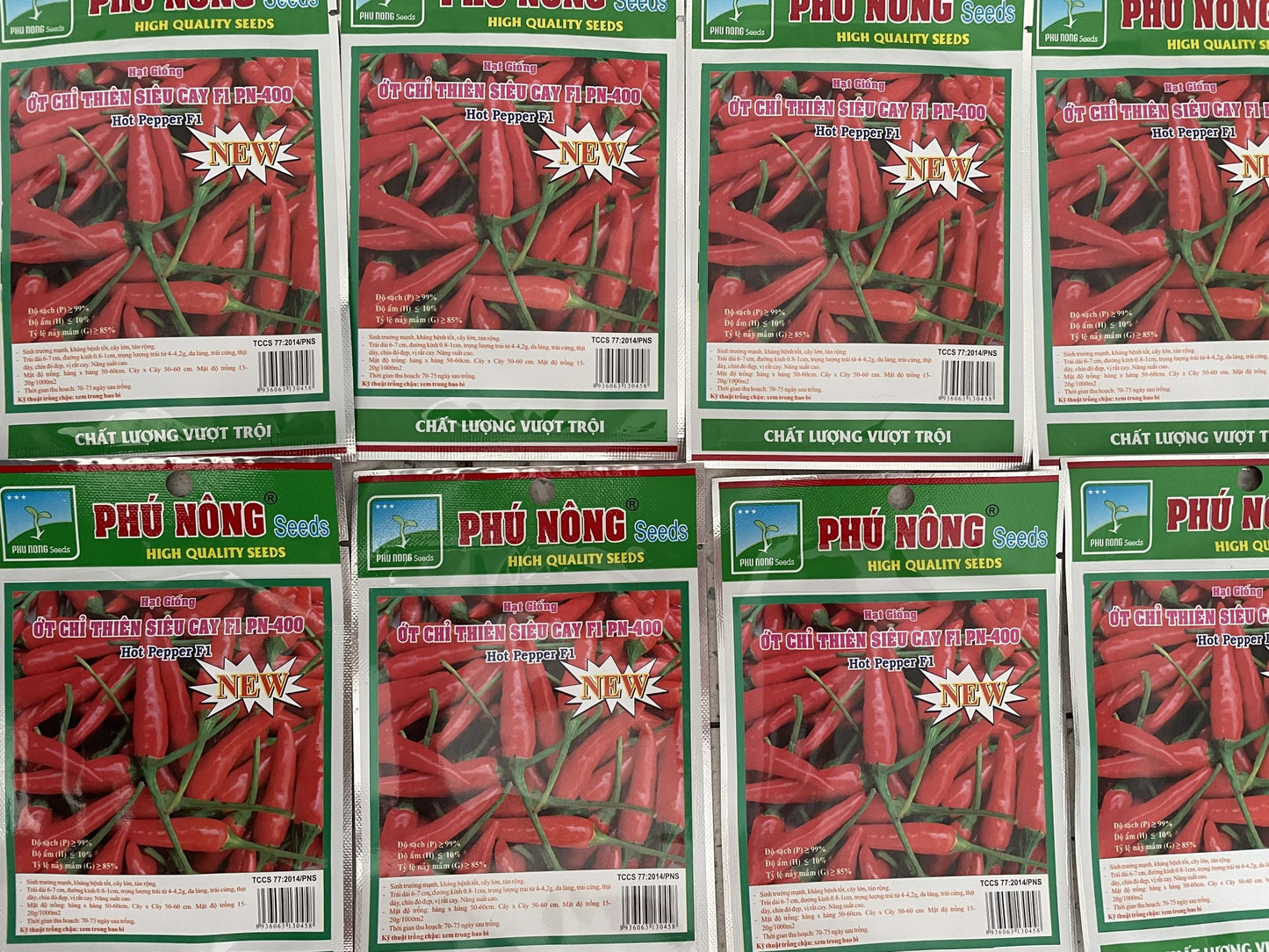 Hot Red Pepper Seeds / Hat Giong Ot Chi Thien