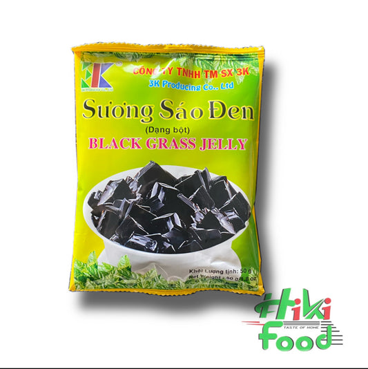 L1 - 3K Black Grass Jelly 5 Packs / Bot Suong Sao Den 50g  5 Túi