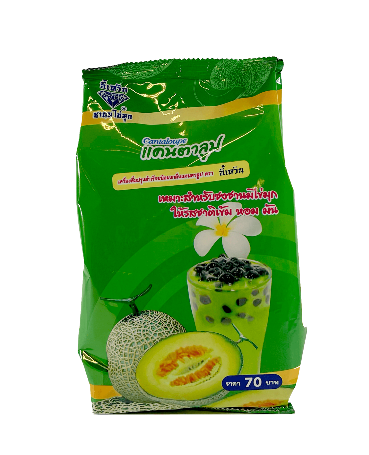 EWERN Bubble Milk Tea Cantaloupe POWDER 450g / Bot Tra Sua EWERN Dưa Lưới 450g
