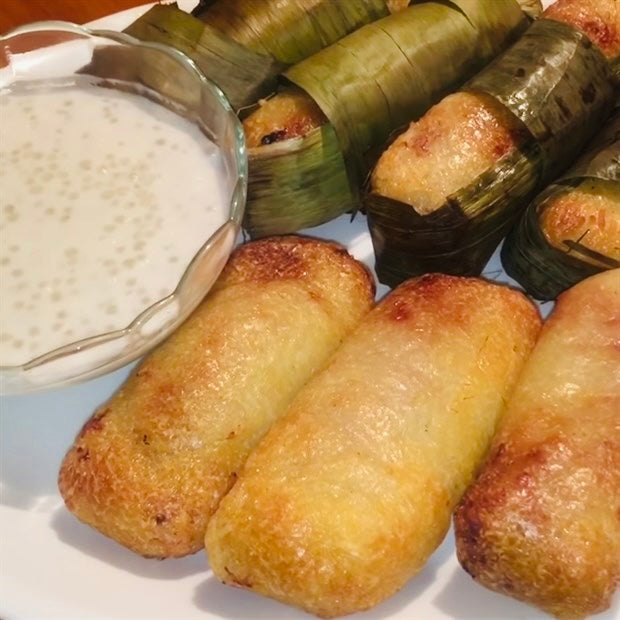 Grilled Banana Rice Cake/ Banh Chuoi Nep Nuong 450g