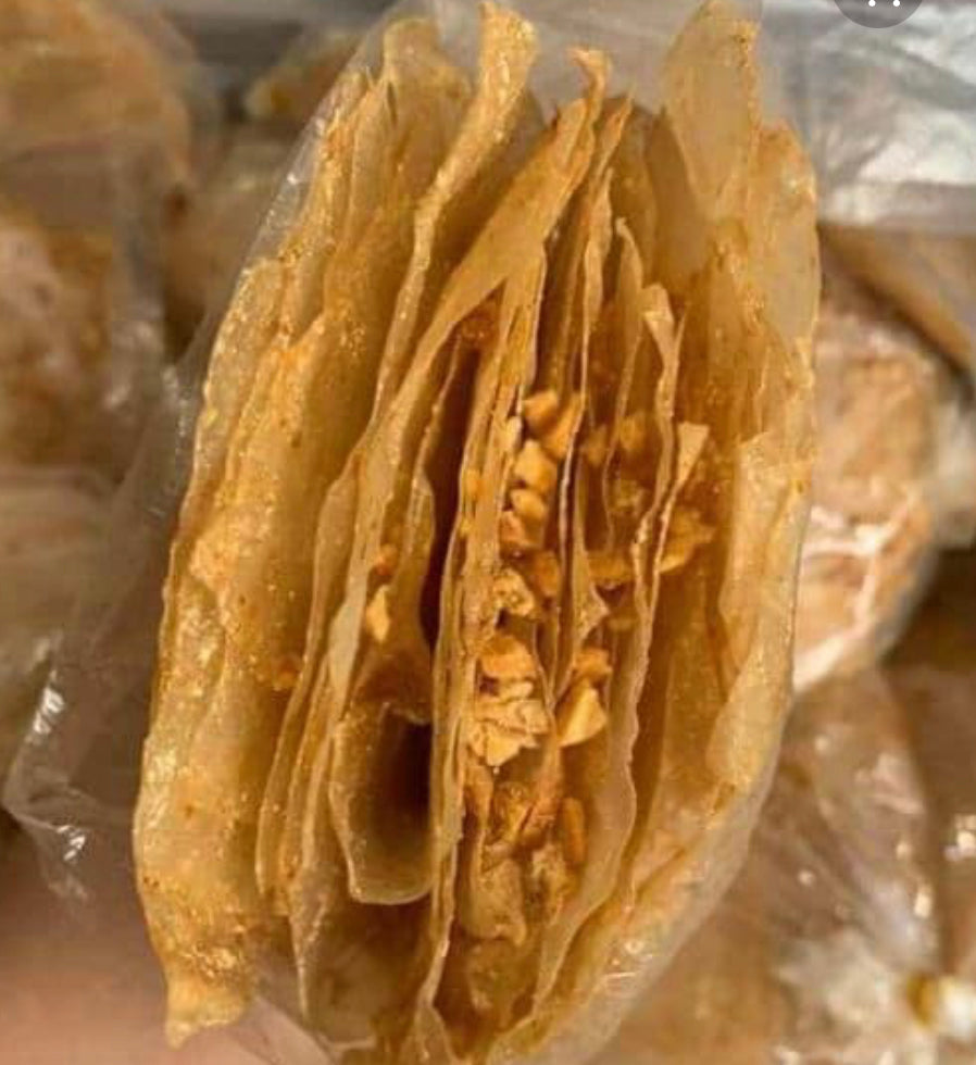 Garlic Rice Paper/ Banh Trang Tron Muoi Toi