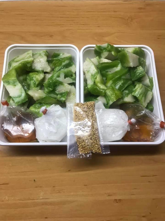 Sweet Rice Cake/ Banh Duc Ngot Nuoc Dua Duong Den