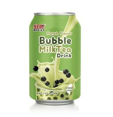 Rico Bubble Milk Tea Matcha /Tra Sua Tran Chau Tra Xanh 350ml