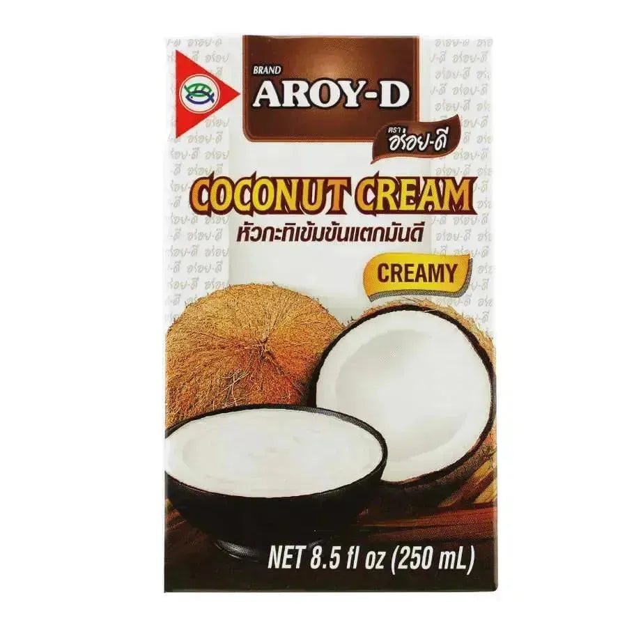 Aroy-D Coconut Cream UHT 21% Fat - 250ml