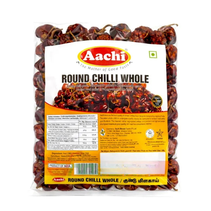 Aachi Whole Round Chilli - 100g-Global Food Hub
