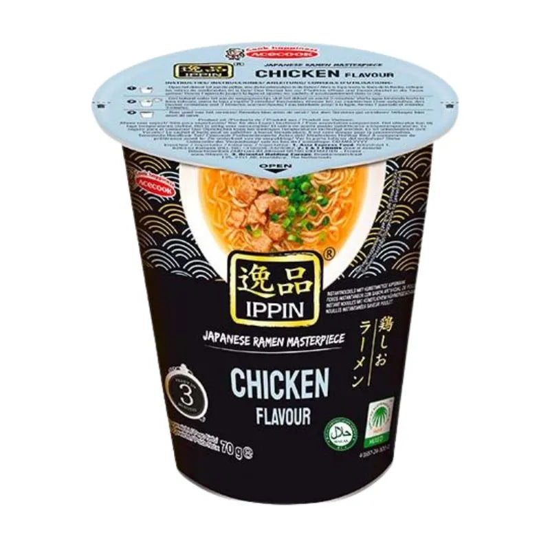 Acecook Instant Noodles Chicken Ippin Cup- 70g-Global Food Hub