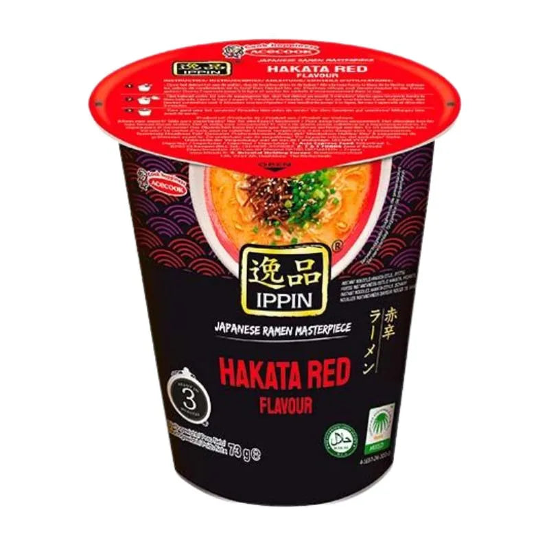 Acecook Instant Noodles Hakata Red Ippin Cup - 73g-Global Food Hub
