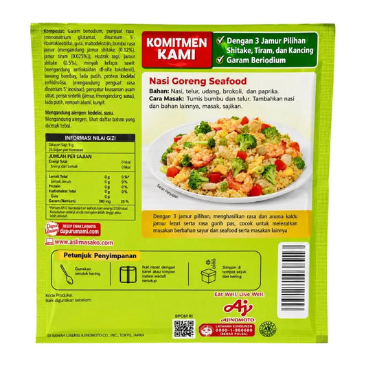 Ajinomoto Masako Jamur Mushroom Flavor Seasoning Powder - 10g-Global Food Hub