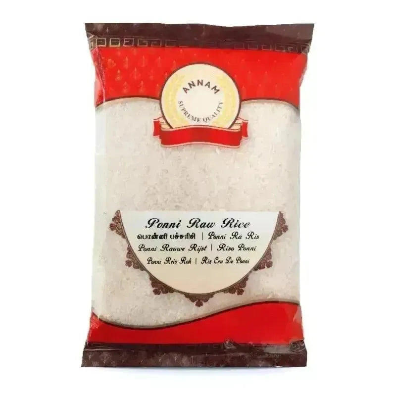 Annam Ponni Raw Rice 1kg-Global Food Hub