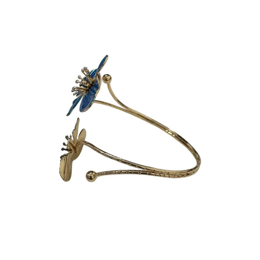 Arm Cuff Jewellery for Women (Upper Arm Bracelet) - Blue-Global Food Hub