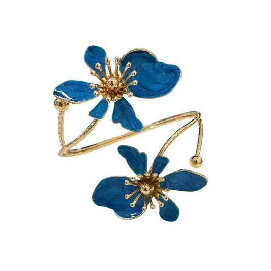 Arm Cuff Jewellery for Women (Upper Arm Bracelet) - Blue-Global Food Hub