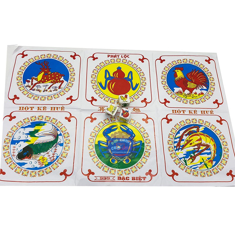 Animals Dice Game/ Tro Choi Bau Cua Tom Ca - Hột Mút