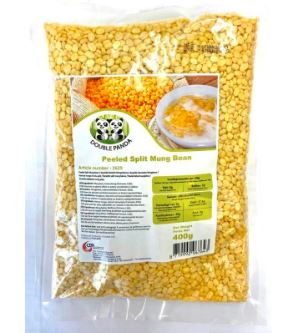 Double Panda Peeled Split Mung Bean / Dau Xanh Boc Vo 500g