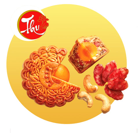 TP - KINH DO Moon Cakes Meat 1  Egg/ Banh Nuong Thap Cam 1 Trung 150g