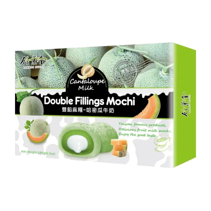Bamboo House Double Filling Cantaloupe Mochi - 180g-Global Food Hub