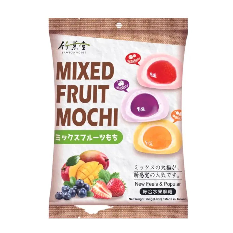 Bamboo House Mixed Fruit Mochi - 250g-Global Food Hub