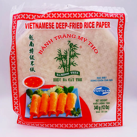 BAMBOO TREE Rice Paper 22cm Fried Spring Roll 340g (BBD 07/2024)