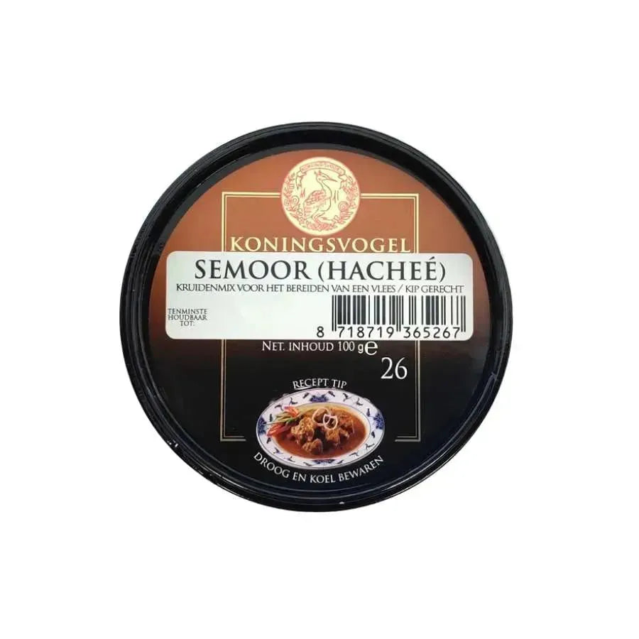 Best Before 29th April'26 Koningsvogel Boemboe Semoor Hachee - 100g-Global Food Hub