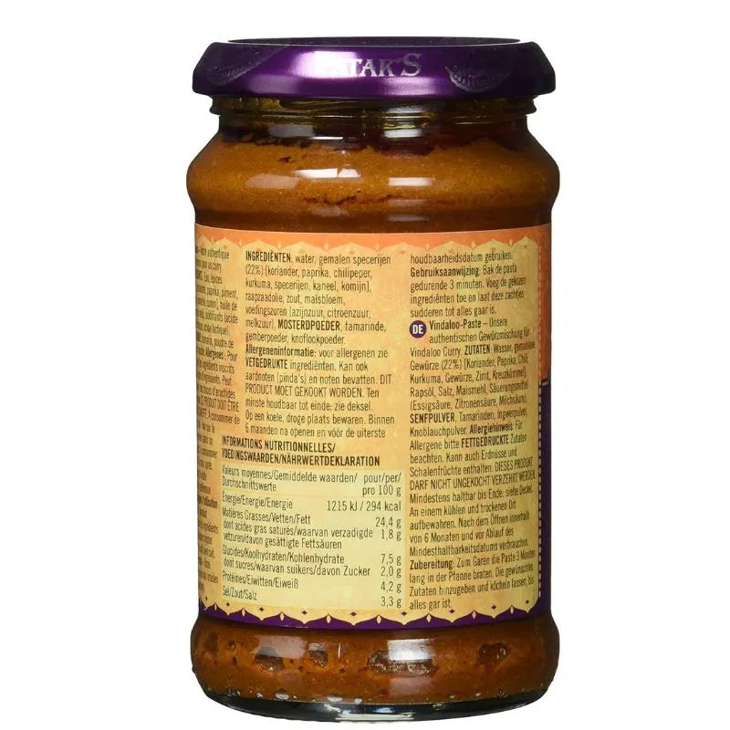 Best Before 31st July'26 Patak's Vindaloo Paste - 283g-Global Food Hub