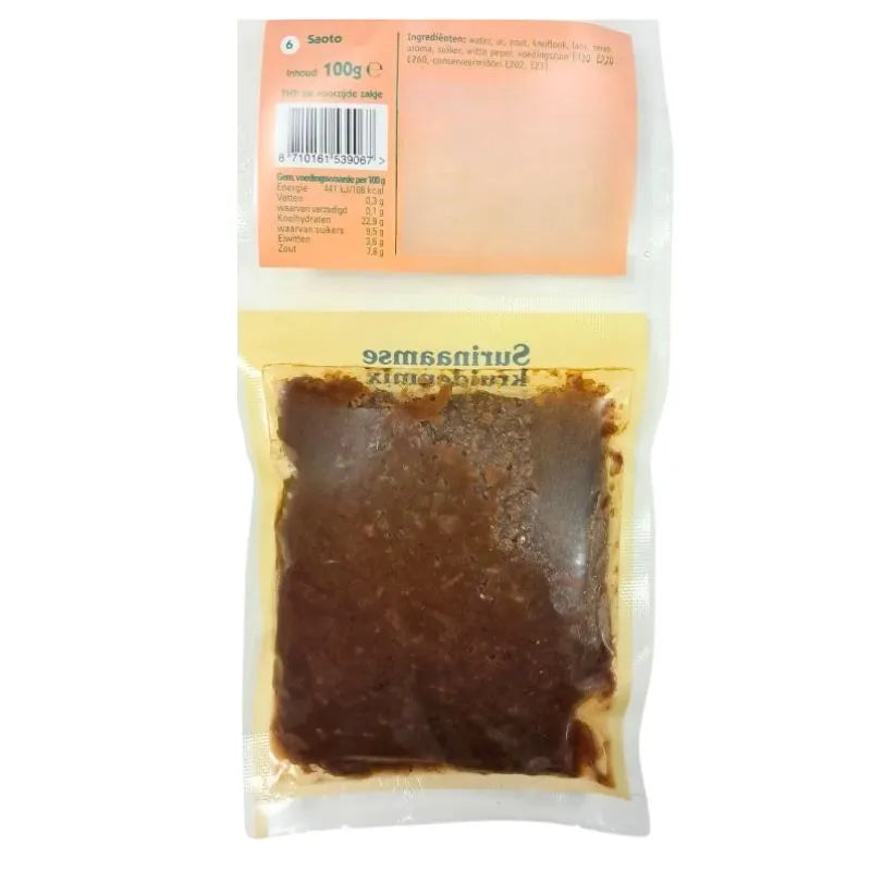 Best Before 31st May'26 Paloeloe Surinaamse Kruidenmix Saoto - 100g-Global Food Hub