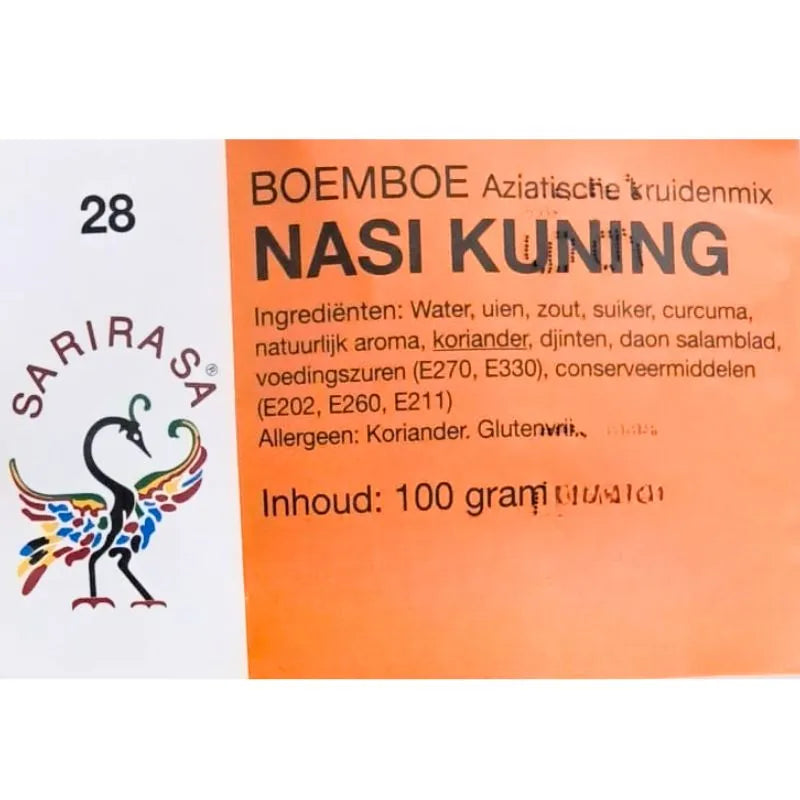 Best Before 31st May'26 Sarirasa Boemboe Nasi Kuning - 100g-Global Food Hub