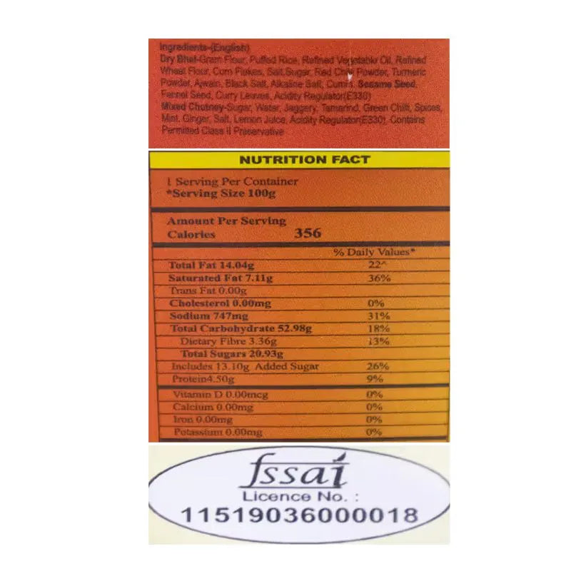 Best Before 7 August 2026 - Ganesh Travel Break Bhel - 100g-Global Food Hub