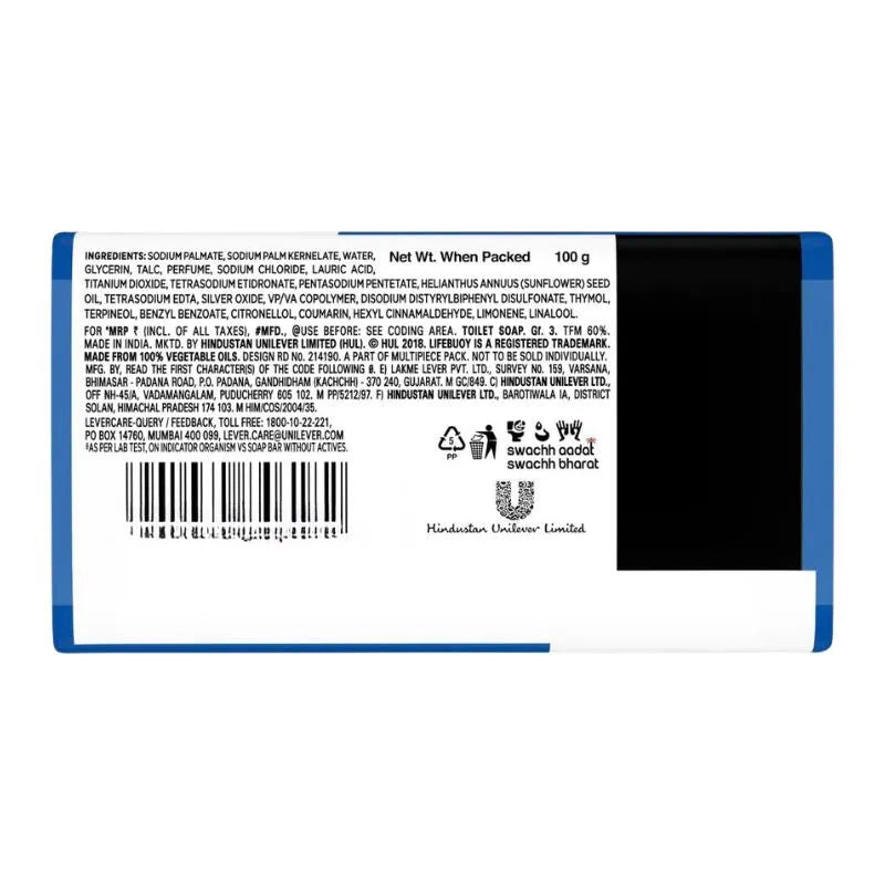 Best Before April 2026 - Lifebuoy Care Soap Bar Active Silver Formula - 100g-Global Food Hub
