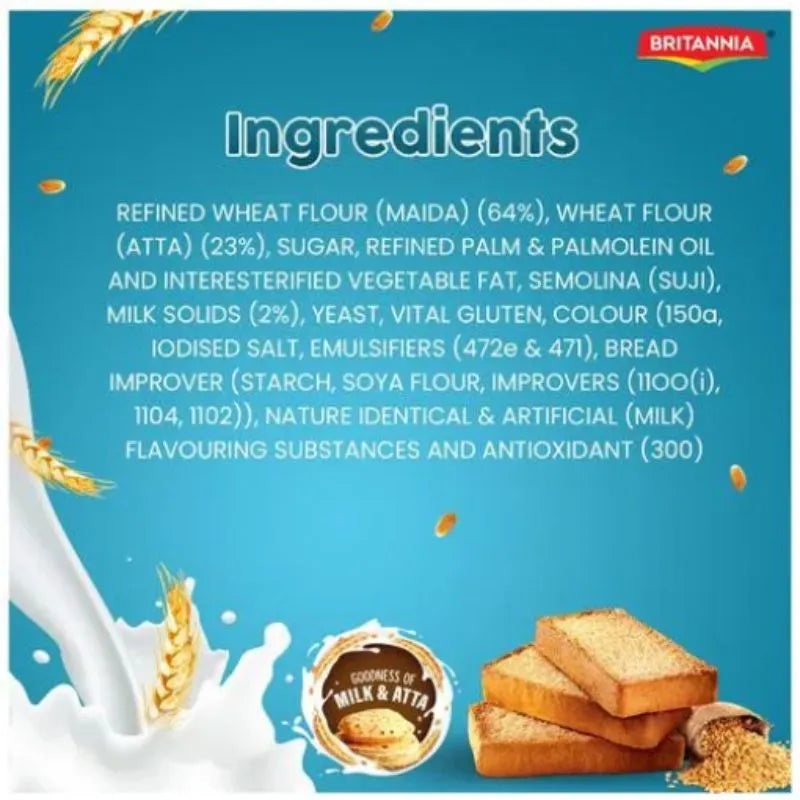 Britannia Toastea Milk Rusk - 560g-Global Food Hub