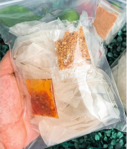 Sate Kumquat White Rice Paper/ Banh Trang Sate Tac  70g