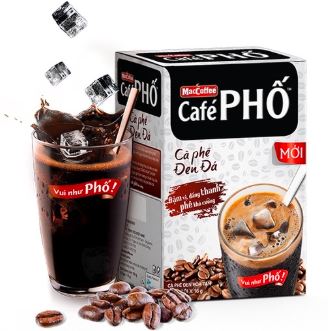 CA PHE PHO Black Instant Coffee 10x16g/ Ca Phe Pho Den 10x16g