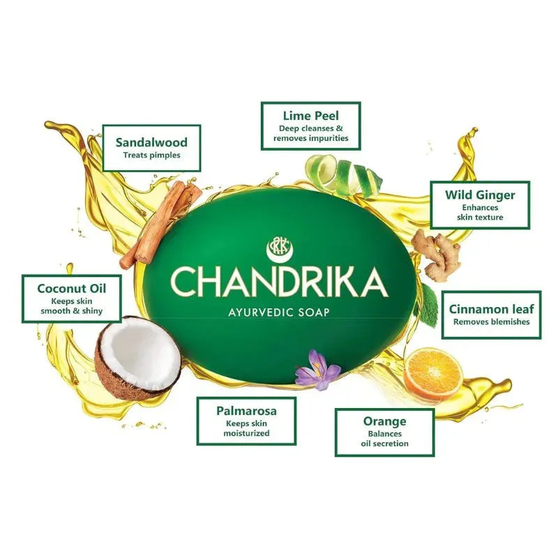Chandrika - Ayurvedic Soap 75g-Global Food Hub