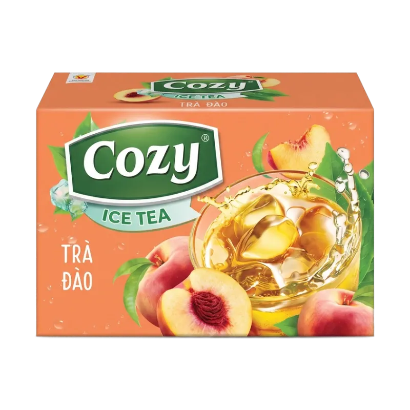 Cozy Peach Iced Tea/ Tra Dao - 240g (16x15g)-Global Food Hub