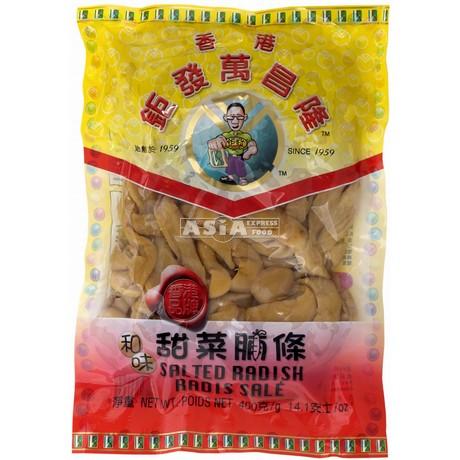 MAN CHONG LOONG Radish Salted Slices 400g / Cu Cai Muoi Kho 400g (BBD: 30/6/2024)