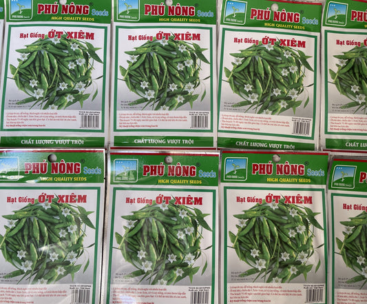 Green Chili Seeds / Hat Giong Ot Xiem