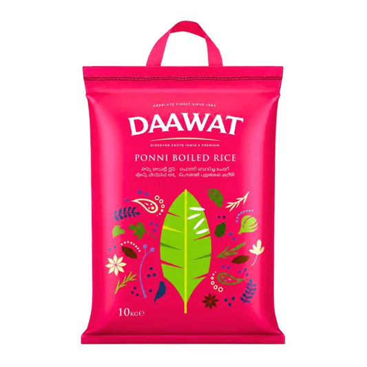 Daawat Ponni Boiled Rice - 10Kg-Global Food Hub
