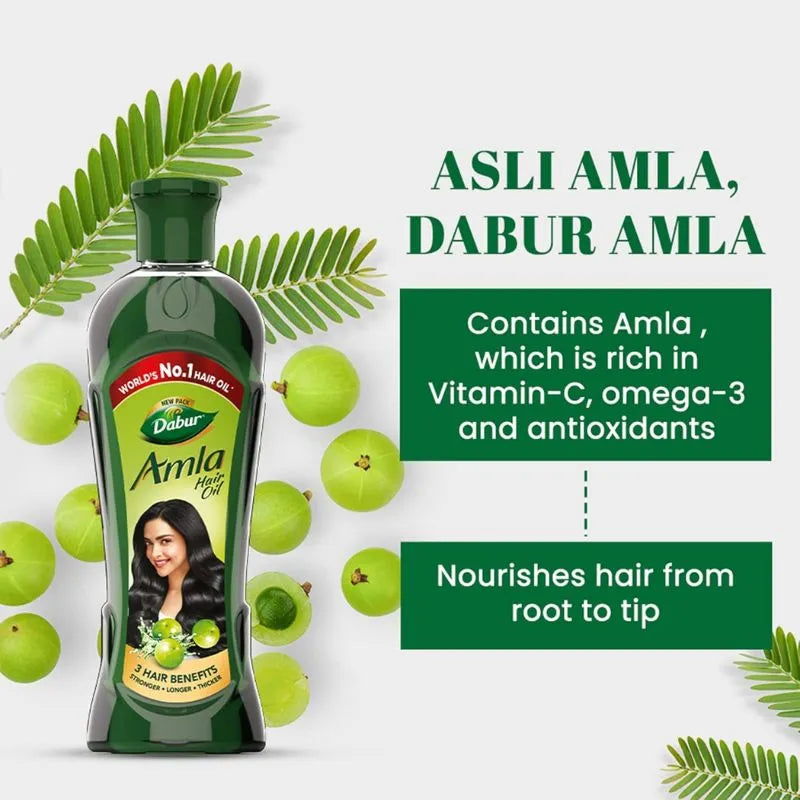 Dabur Amla Hair Oil - 275ml+50ml Free-Global Food Hub