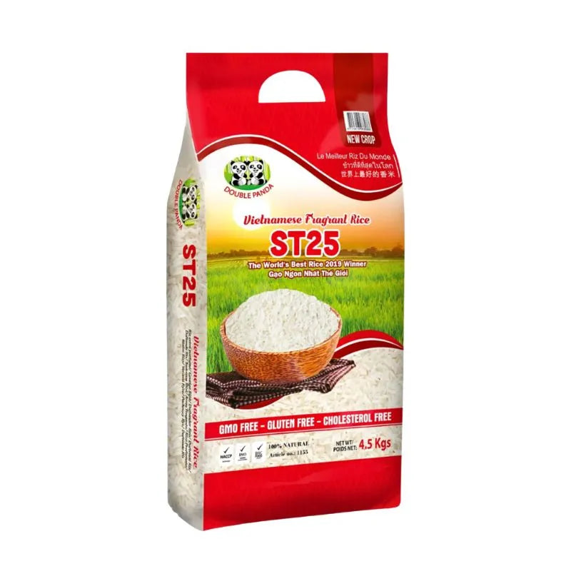 Double Panda ST25 Super Jasmine Rice - 4.5kg-Global Food Hub