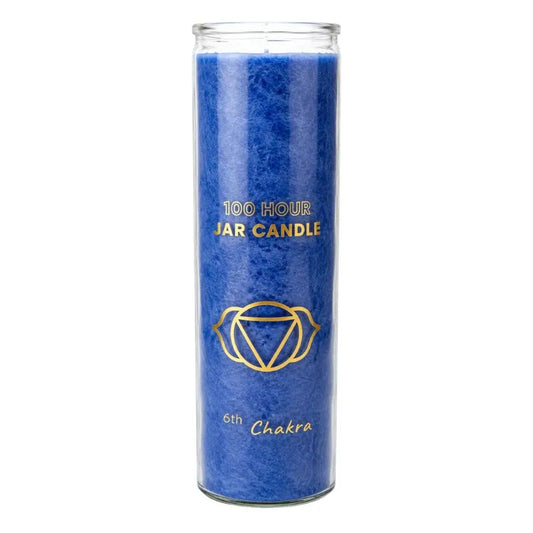 Fair Trade 6th Chakra Stearine Candle in Glass – Indigo-Global Food Hub