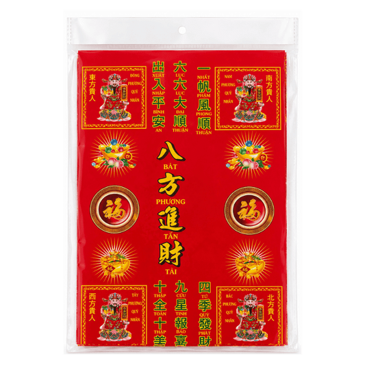 Kitchen Gods Greeting Papers/ Bo Giay Cung Giao Thua