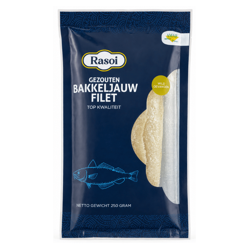 Rasoi Gezouten Bakkeljauw / Salted Bacalao Filets - 250g-Global Food Hub