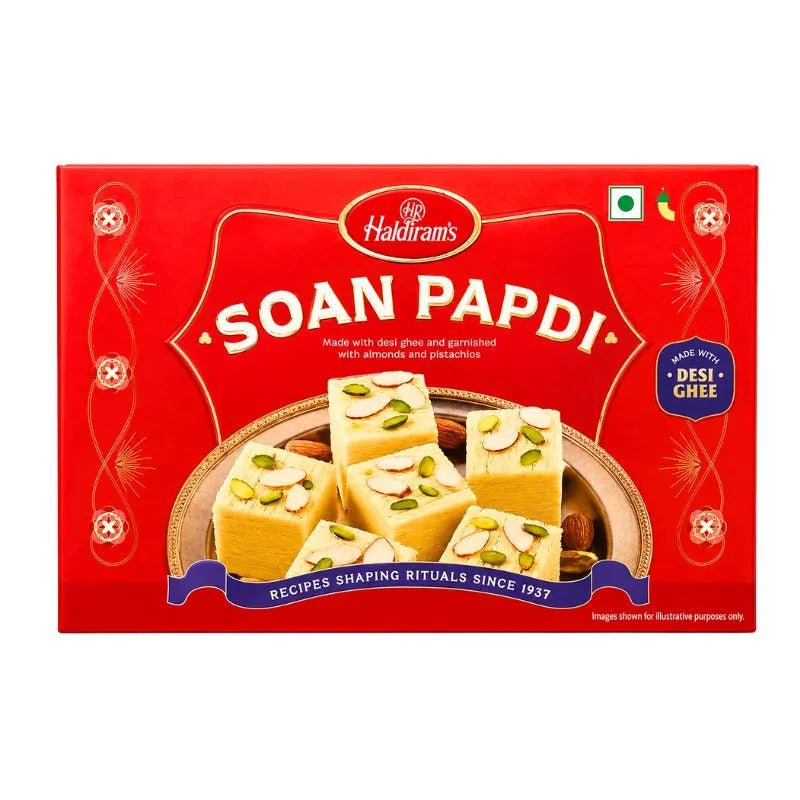 Haldiram - Soan Papdi Premium with Desi Ghee - 250g-Global Food Hub