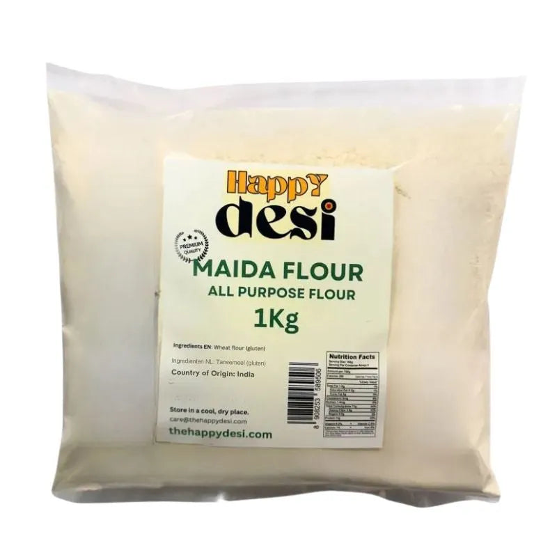 Happy Desi Maida Flour - 1Kg-Global Food Hub