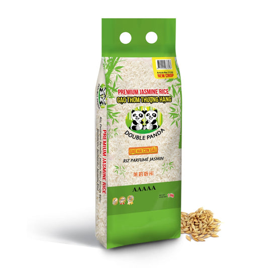 DOUBLE PANDA Super Jasmine Rice / Gao Thom 2 Con Gau 1 kg