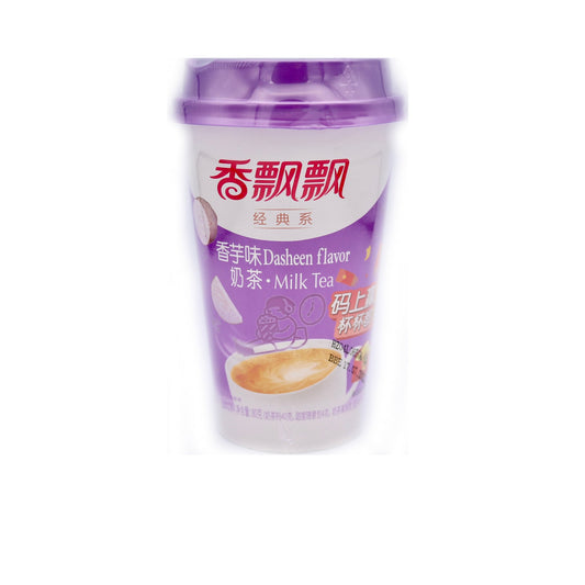 O1 - Coconut Jelly Taro Milk Tea/ Tra Sua Thach Dua Khoai Mon 230ml