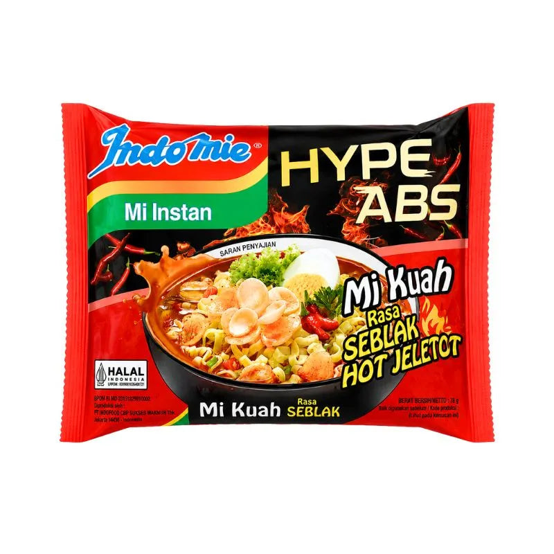 Indomie Instant Noodle Mi Kuah Rasa Seblak Hot Jeletot - 75g-Global Food Hub
