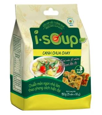 ISOUP Vegetarian Sweet & Sour Soup 50g/ Canh Chua 50g