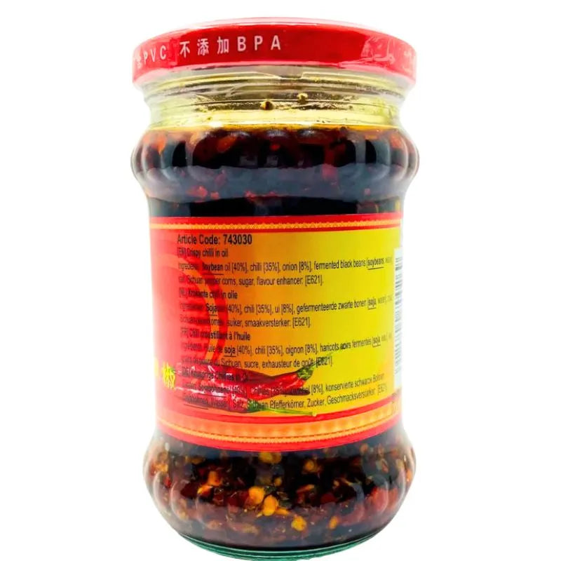 Lao Gan Ma - Crispy Chilli in Oil 210g-Global Food Hub