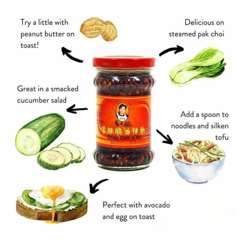 Lao Gan Ma - Crispy Chilli in Oil 670g-Global Food Hub